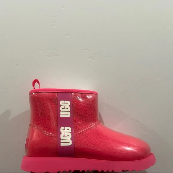 Ugg, Girls, Classic Clear Mini, 1112386K, Pink - Picture 10 of 11